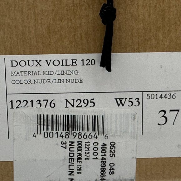 Christian Louboutin DOUX VOILE 120 Leather Mesh Platform Bootie Boot Heels - Picture 15 of 15